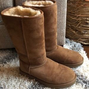 UGG Classic Chestnut Suede Tall Boots